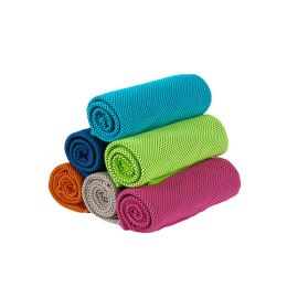 6 Cooling Towel (40" x 12") Ice Towel Sports Towel Soft and Breathable Cooling Towel. Microfiber Towels for Yoga;  Gym;  Running;  Camping;  Outdoor A
