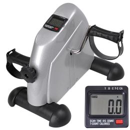 Pedal Exerciser w/ LCD Display Silver