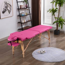 DongHeng Massage Table Portable Massage Bed Lash Bed Facial Table Reiki Table SPA Beds for Esthetician Portable Height Adjustable Carrying Bag & Acces (Color: as Pic)