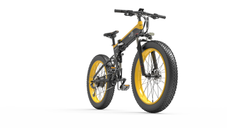 New Designer Bezior X1500 Full Suspension 1500W Motor 48V Electric Bike 26inch Wheel Foldable Dirt Ebike For Adult (Color: YELLOW)