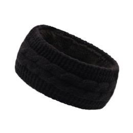 Multicolor Wide Stretch Hairband Woman Ear Warmer Hair Accessories Winter Warmer Knitted Headband (Color: A1, Type: Yoga Hair Bands)